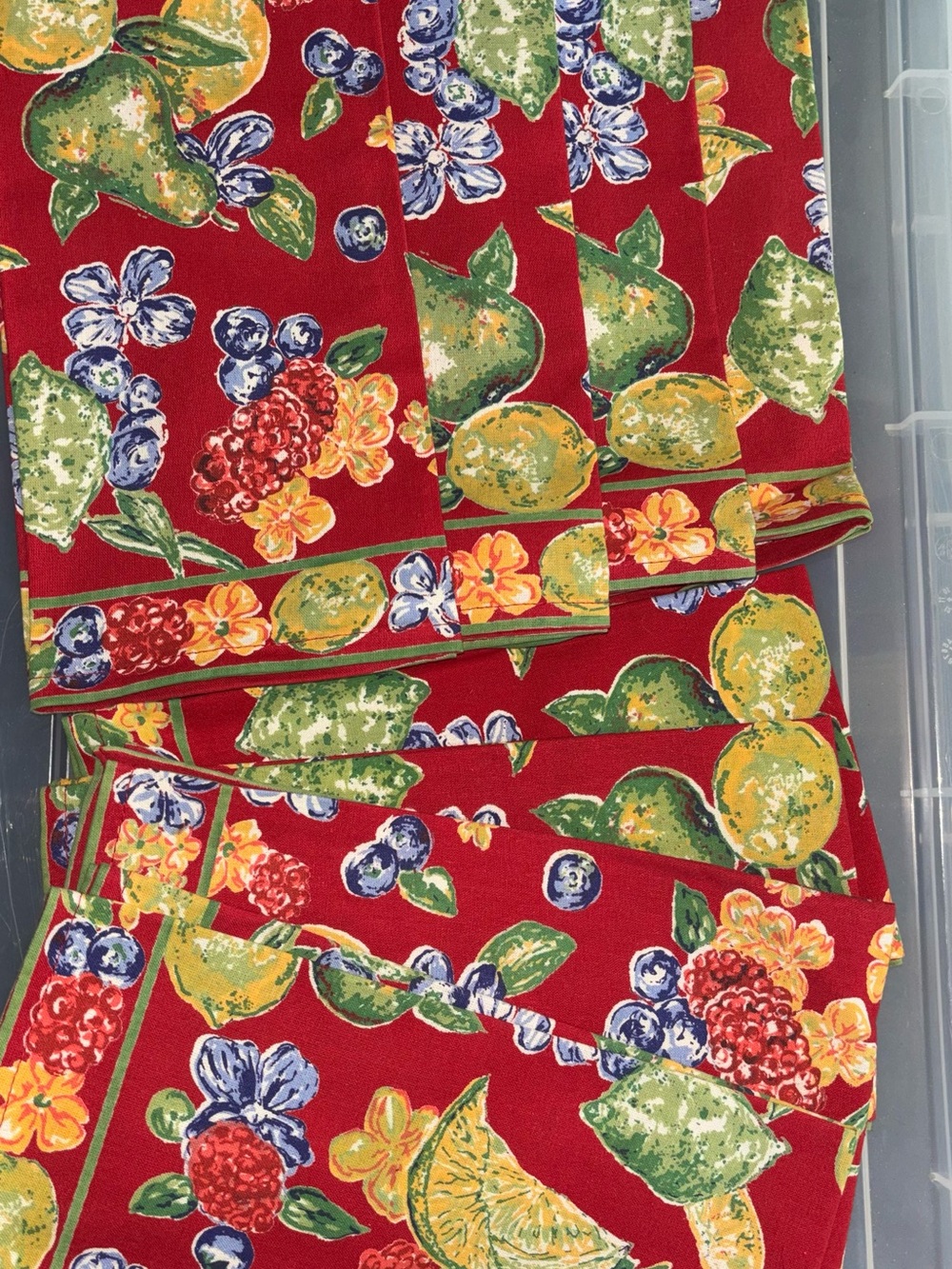 8 April Cornell cloth napkins new